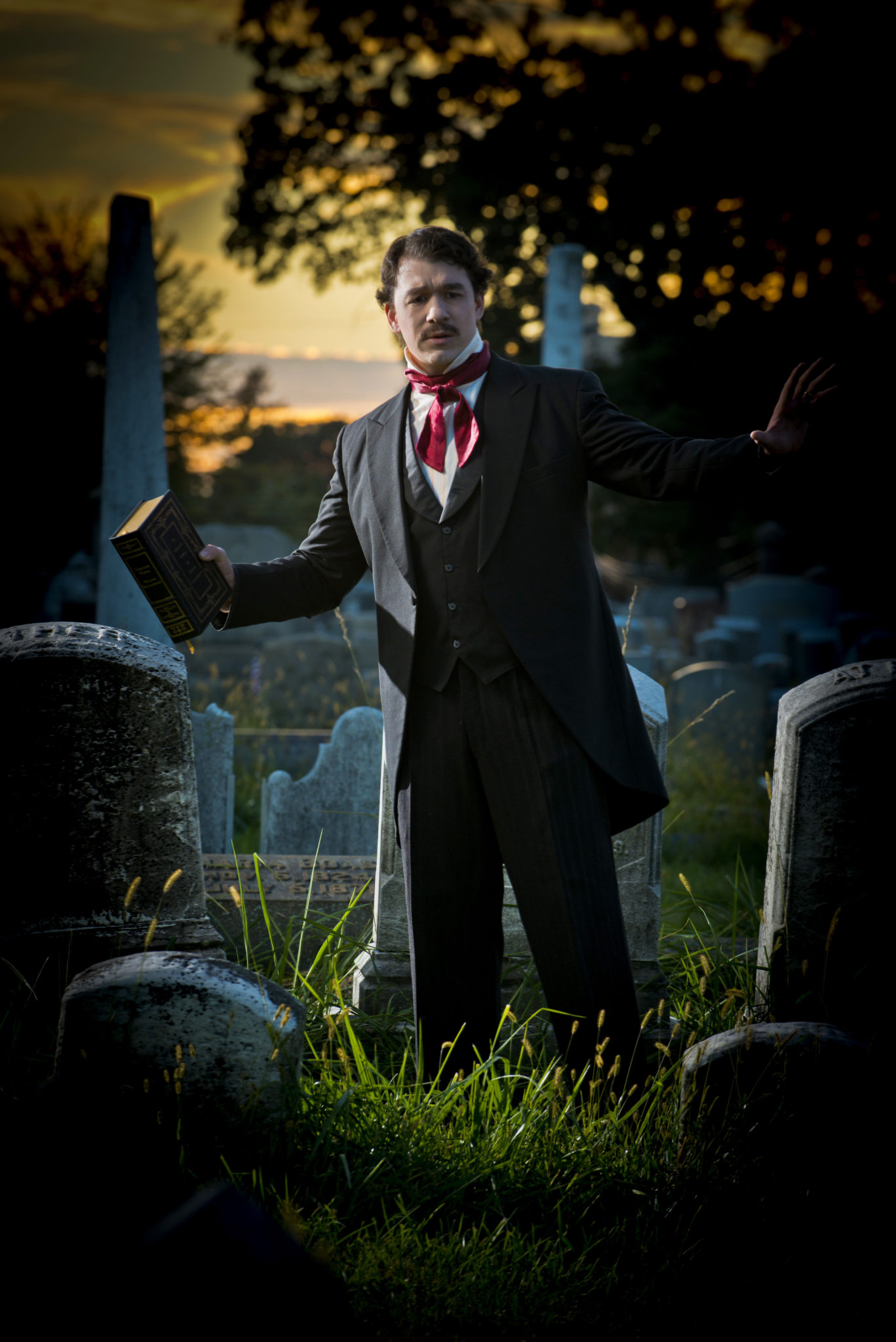 Photo from APT's October 2013 production of Poe: A Madman Knows Nothing.